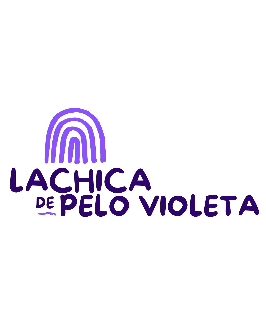 logo violeta - la chica de pelo violeta