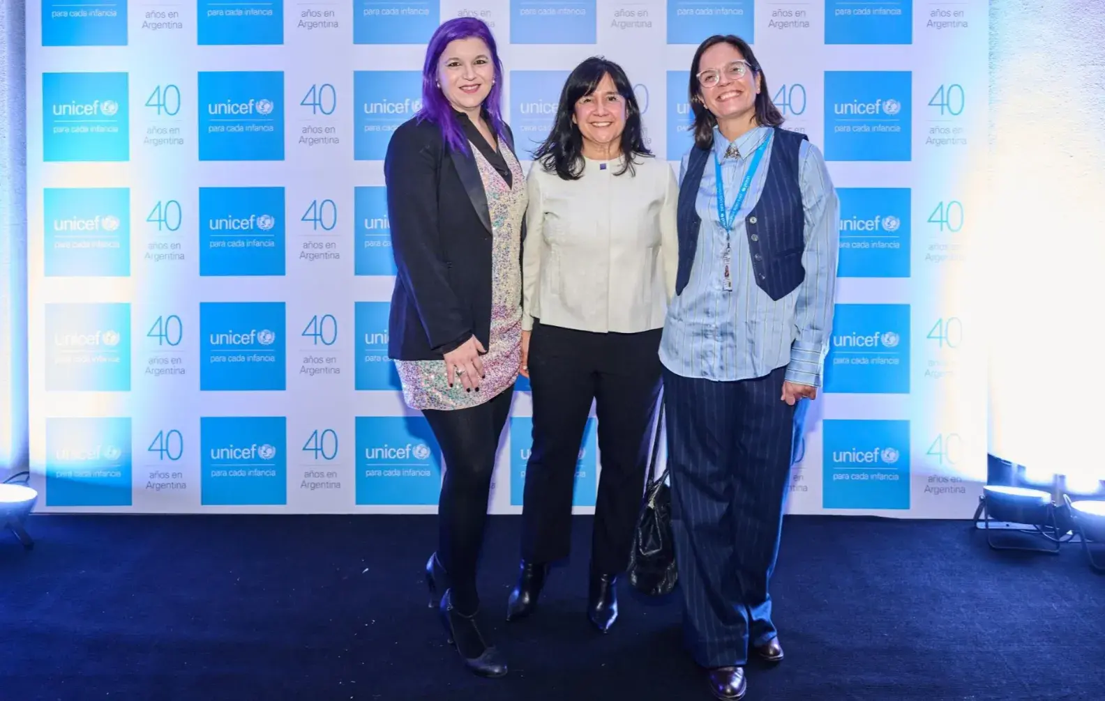 Invitada a la celebración de los 40 años de UNICEF en Argentina